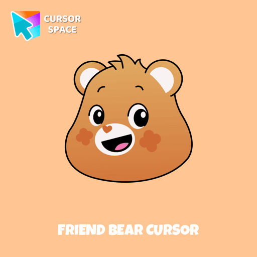 Friend Bear cursor arrow cursor